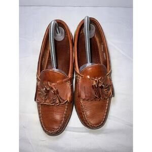 AE by Allen Edmonds Loafers Mens' Size 8B Brown Leather Tasseled Casual Shoes